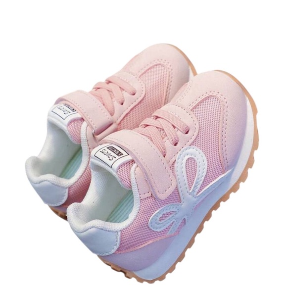 SHEIN Pink Kids Shoes with Bow Accent 7.5 - Picture 3 of 4